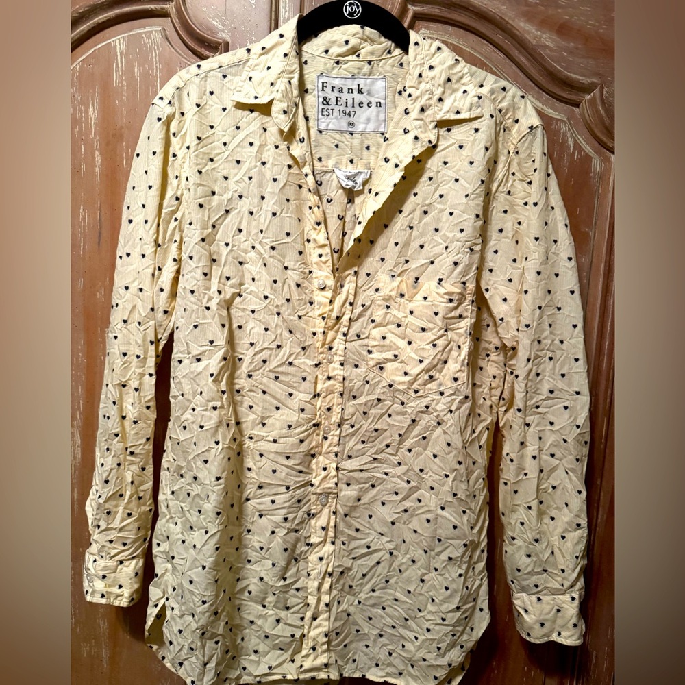 Frank & Eileen Joedy crinkled top